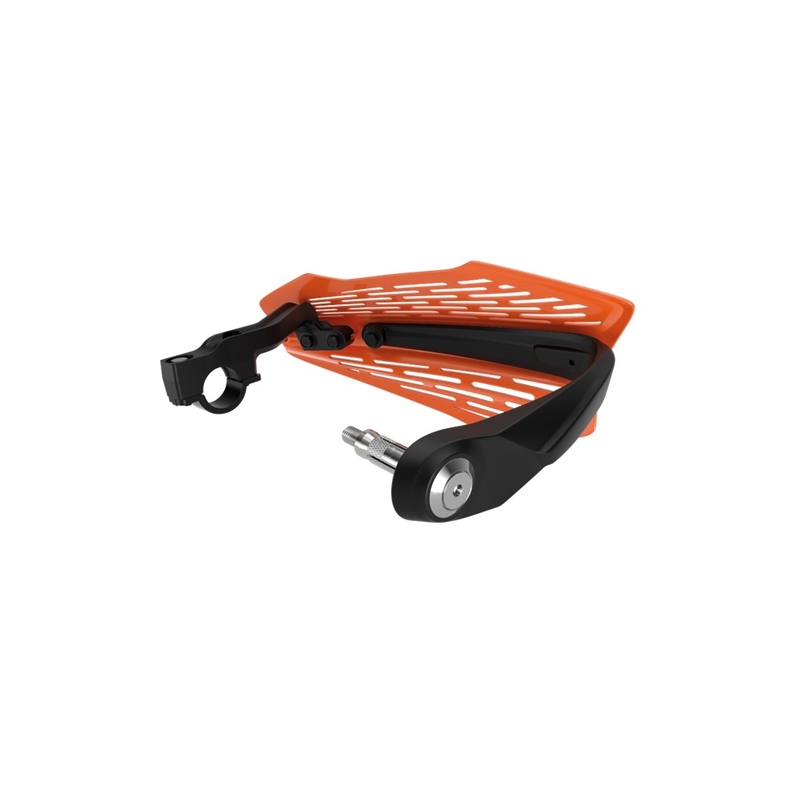 Handguard POLISPORT MX FORCE with universal handlebar mounting kit weiß