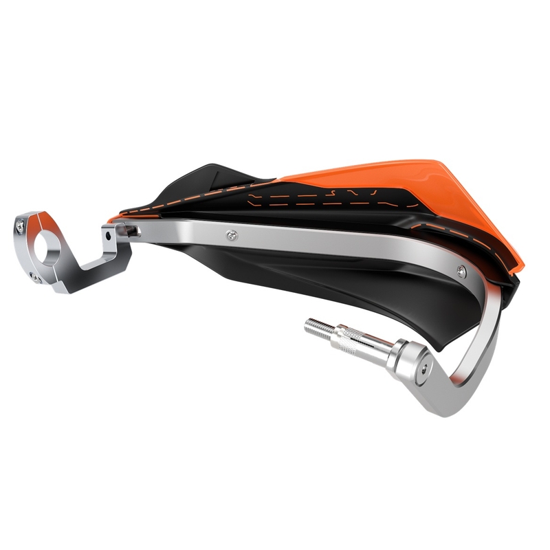 Handguard POLISPORT TRAIL BLAZER mit Montagesatz universal rot/schwarz