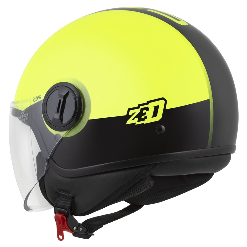 Jethelm ZED C35 neongelb-schwarz