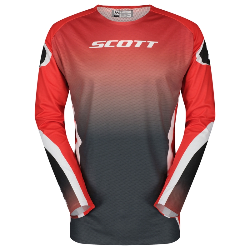 SCOTT Podium Pro Motocrosstrikot rot-schwarz