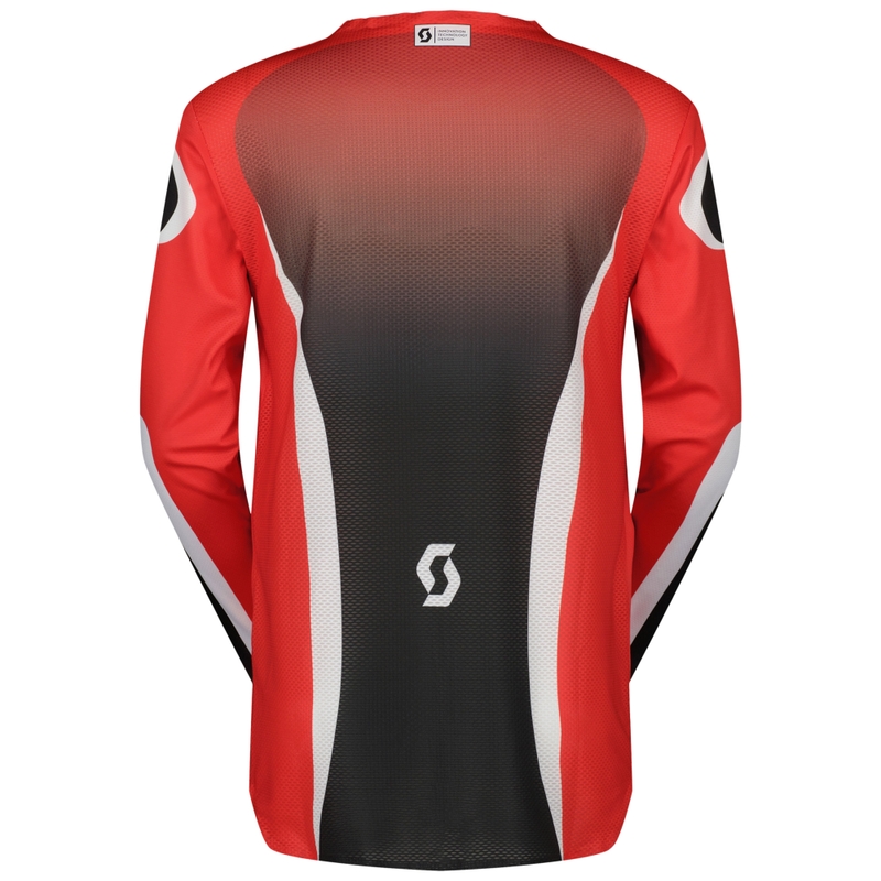 SCOTT Podium Pro Motocrosstrikot rot-schwarz