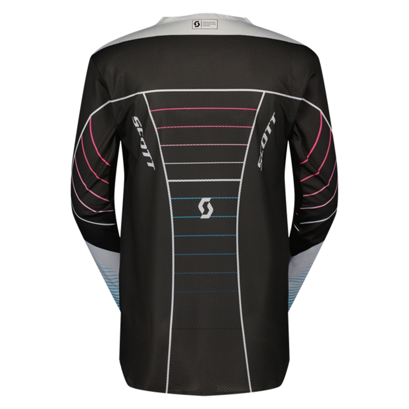 SCOTT Podium PRO Motocrosstrikot blau-pink