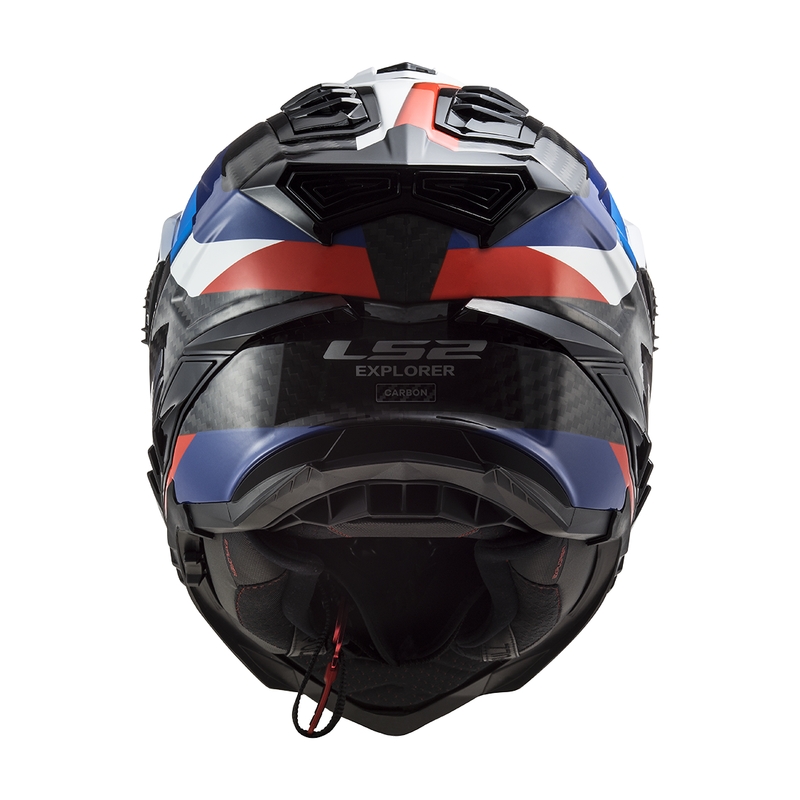 Enduro Motorradhelm LS2 MX701 C Explorer Frontier schwarz-blau
