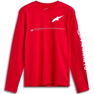 Alpinestars Committed CSF Langarm-T-Shirt rot