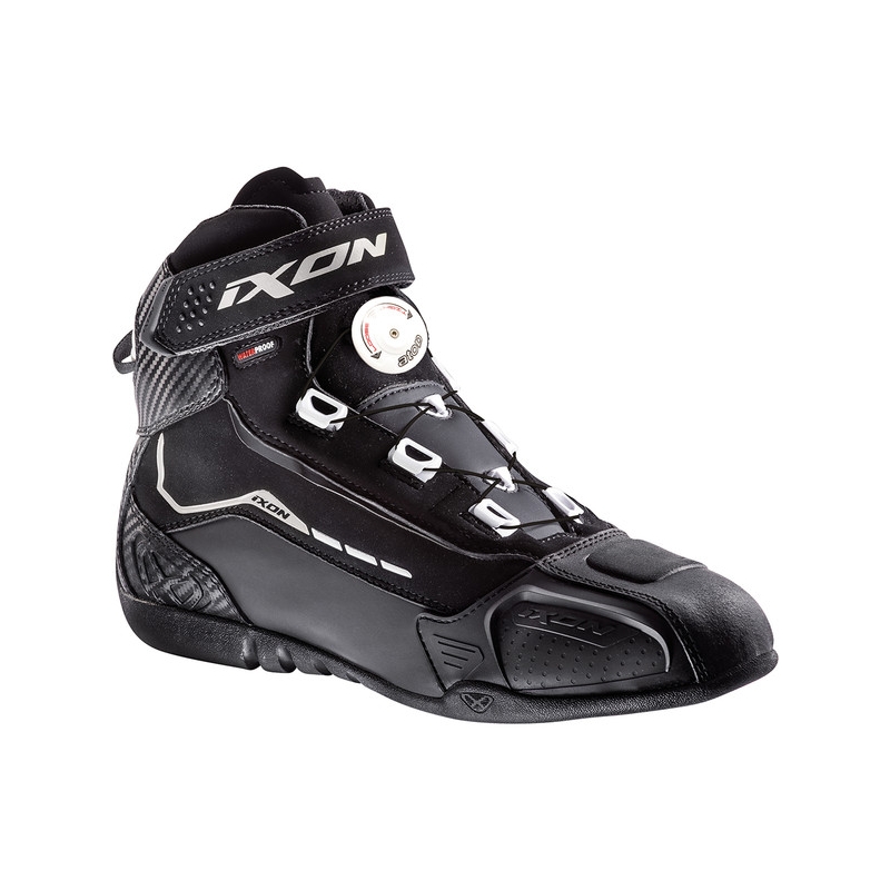 Motorradstiefel IXON Soldier EVO schwarz und weiß