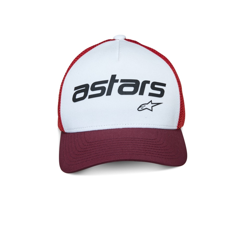 Alpinestars Vital Trucker Cap weiß-braun-rot-orange