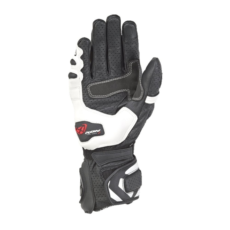 Herrenhandschuhe IXON RS Tempo AIR schwarz und weiß Ausverkauf