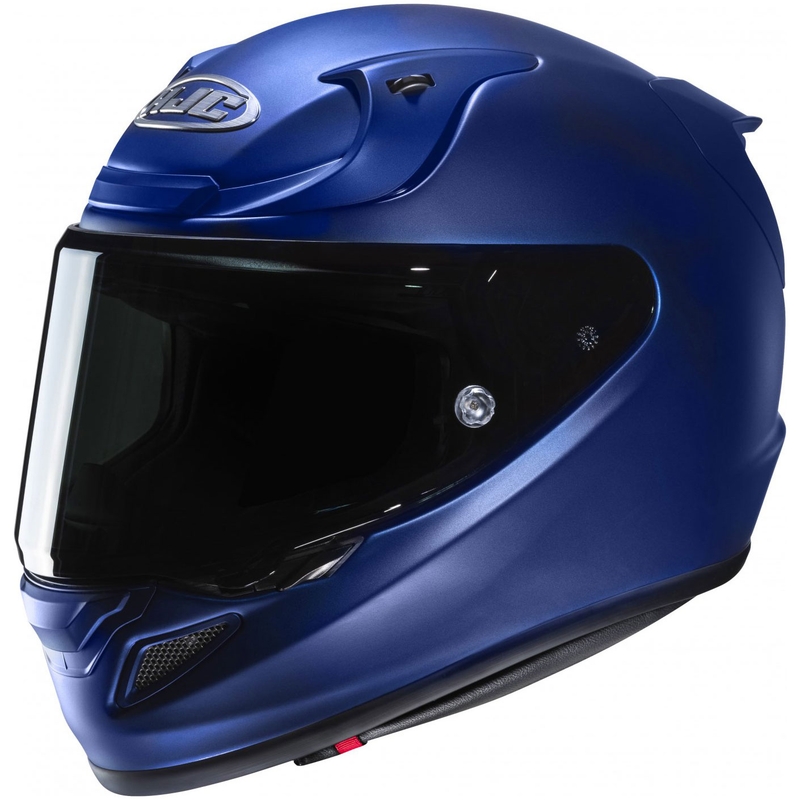 HJC RPHA 12 Solid halbflacher Integralhelm für Motorradfahrer metallic blau
