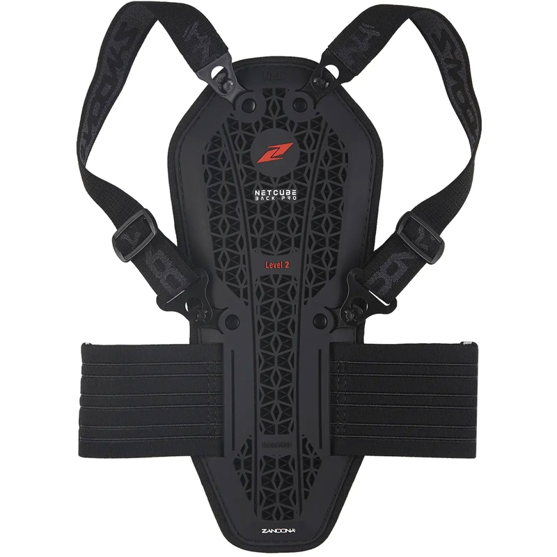 Kinder Wirbelsäulenschutz Zandona Netcube Back PRO X7 schwarz 121 - 135 cm