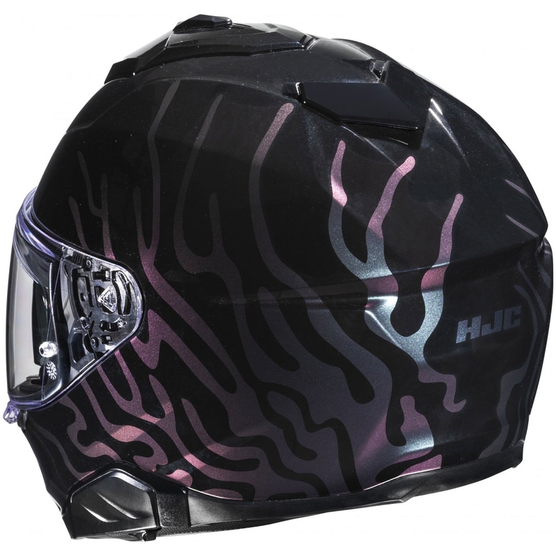 HJC i71 Celos MC5 Integralhelm Motorrad schwarz-lila-silber
