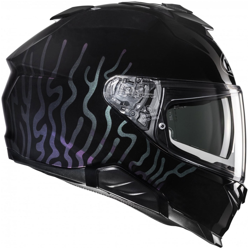 HJC i71 Celos MC5 Integralhelm Motorrad schwarz-lila-silber