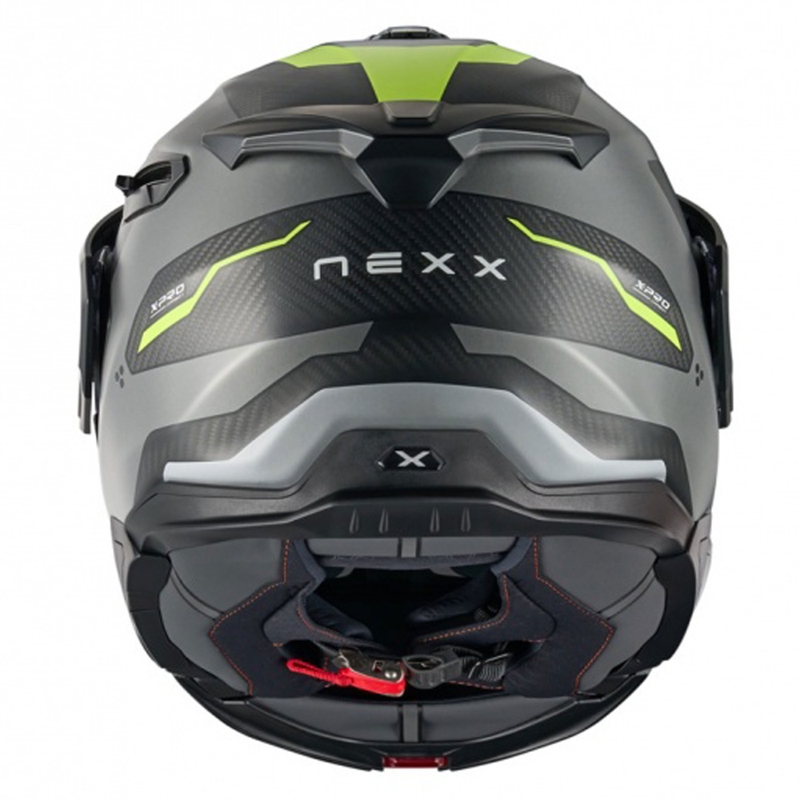 Klapphelm für Motorrad Nexx X.Lifecountry Terra matt grau-fluo gelb Ausverkauf