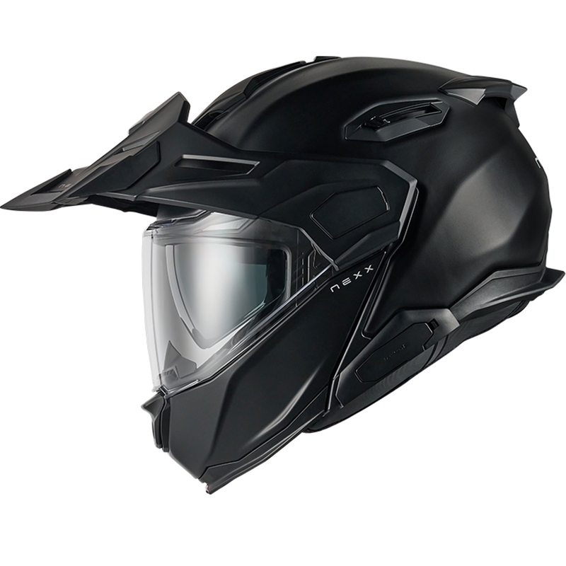 Klapphelm für Motorrad Nexx X.Lifecountry Plain mattschwarz Ausverkauf