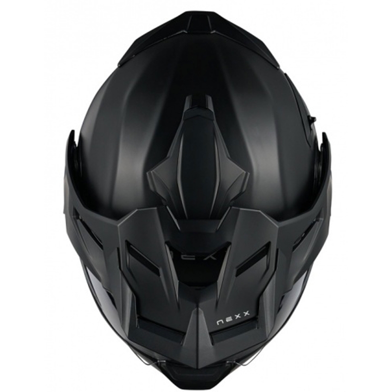 Klapphelm für Motorrad Nexx X.Lifecountry Plain mattschwarz Ausverkauf