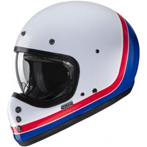 Integralhelm Motorrad HJC V60 Scoby MC21 weiß-rot-blau