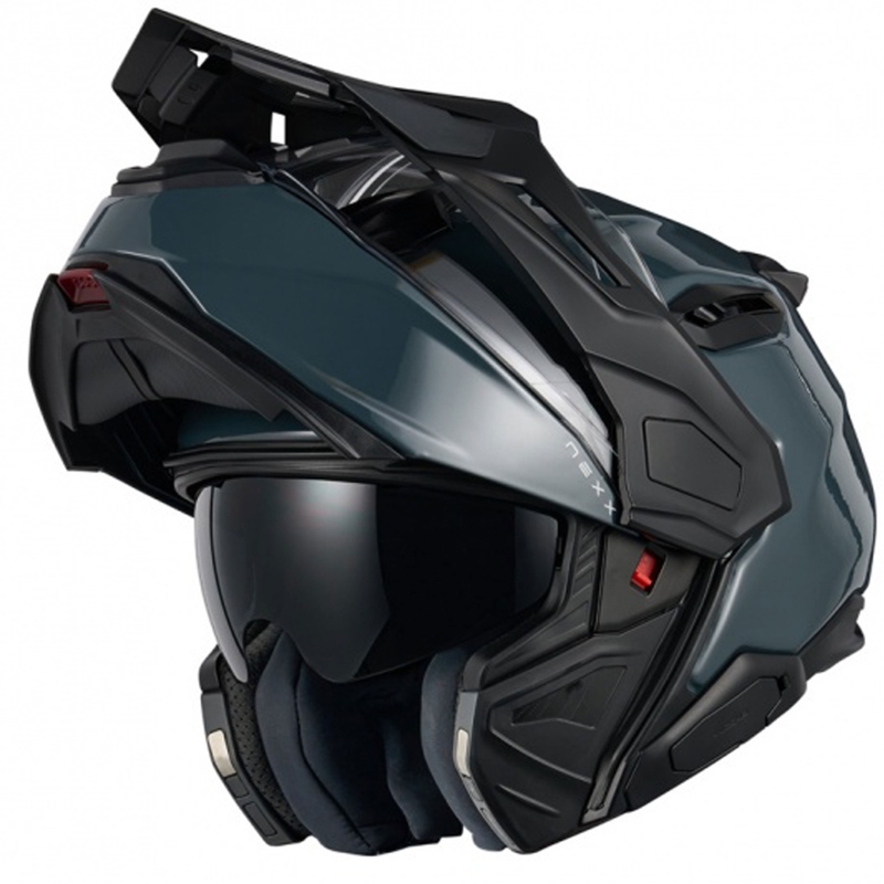 Nexx X.Lifecountry Plain Motorrad-Klapphelm blau Ausverkauf
