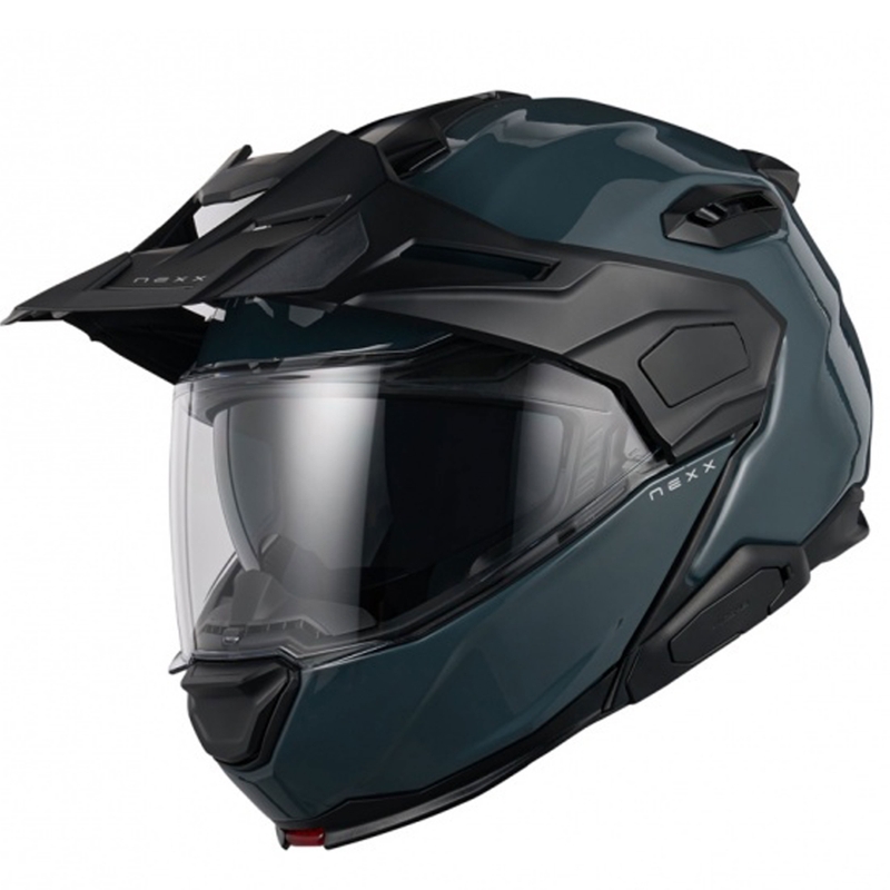 Nexx X.Lifecountry Plain Motorrad-Klapphelm blau Ausverkauf
