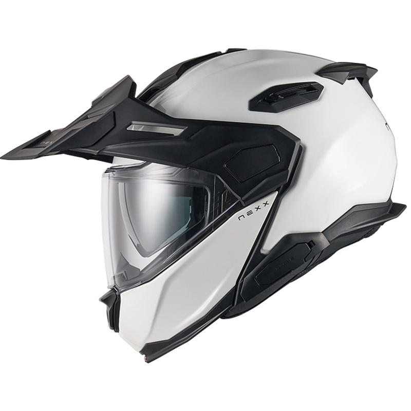 Klapphelm für Motorrad Nexx X.Lifecountry Plain weiß Ausverkauf