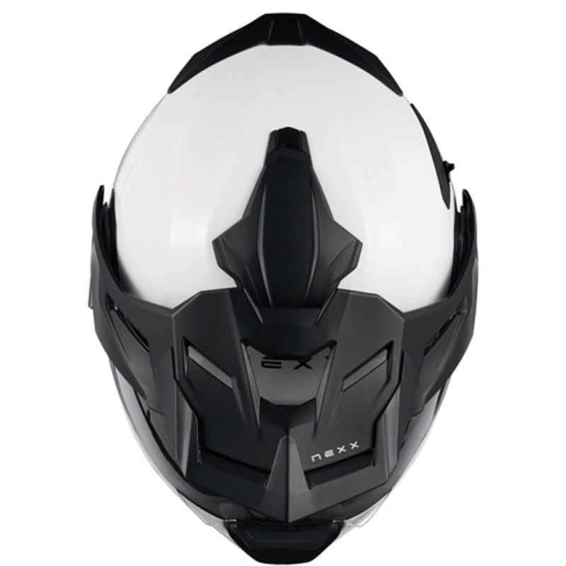 Klapphelm für Motorrad Nexx X.Lifecountry Plain weiß Ausverkauf