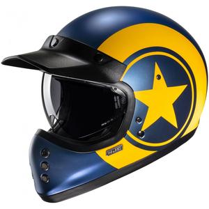 HJC V60 Nyx MC3SF Integralhelm Motorrad blau-gelb