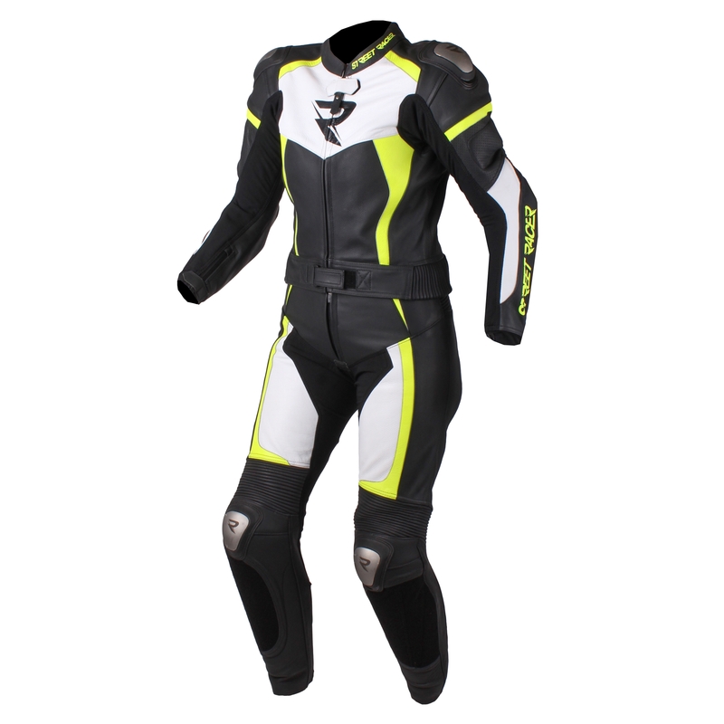 Women's Street Racer Dafne schwarz-weiß-fluo gelb jumpsuit sale Ausverkauf