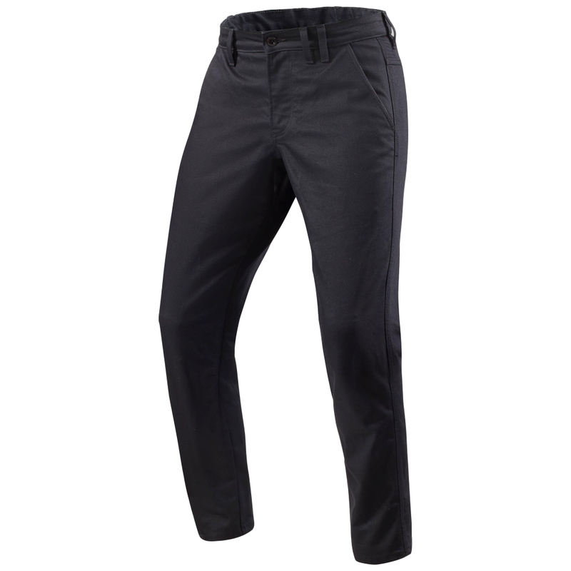Revit Chino Dean 2 short Tapered Motorradhose Schwarz
