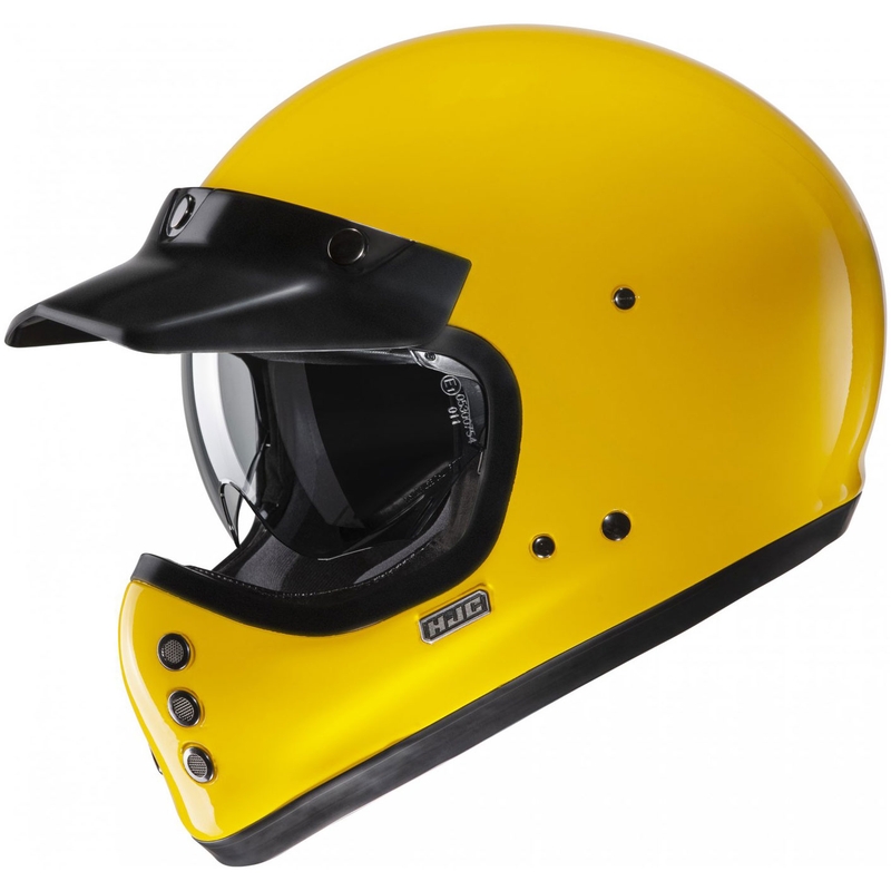 Integralhelm für Motorradfahrer HJC V60 Solid tiefgelb