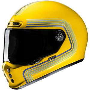 HJC V10 Foni MC3 Integralhelm Motorrad gelb-blau