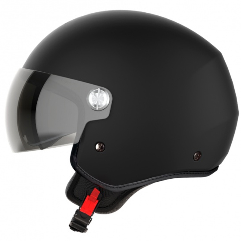 NEXX Y.10 Stiletto Motorradhelm mit offenem Gesicht, Mattschwarz Ausverkauf