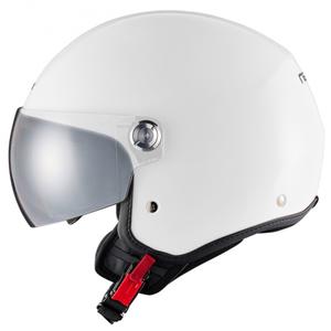 NEXX Y.10 Stiletto Motorradhelm mit offenem Gesicht, Weiß