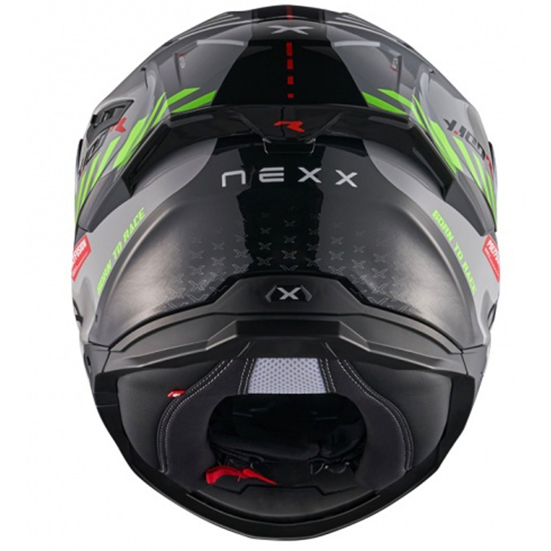 NEXX Y.100R Fade Motorrad Integralhelm grau-schwarz