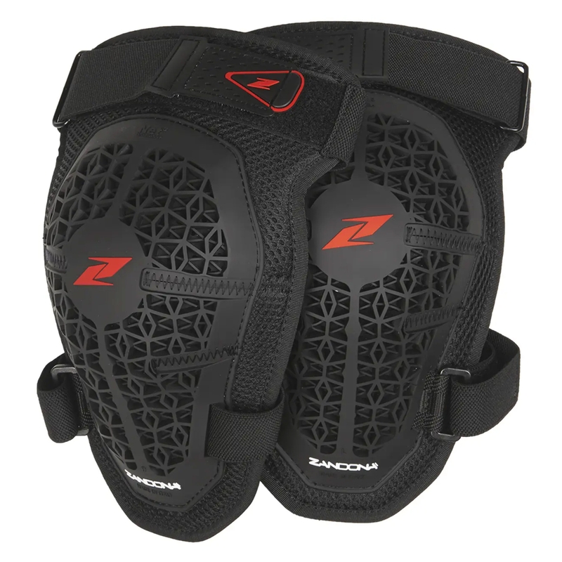 Kinder Motorrad Knieschützer Zandona Netcube Kneeguard schwarz