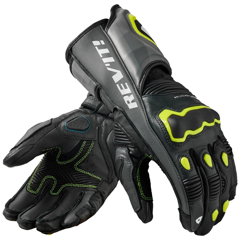 Motorradhandschuhe Revit Quantum 3 Grau-Neongelb