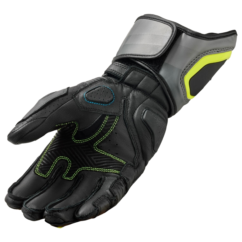 Motorradhandschuhe Revit Quantum 3 Grau-Neongelb