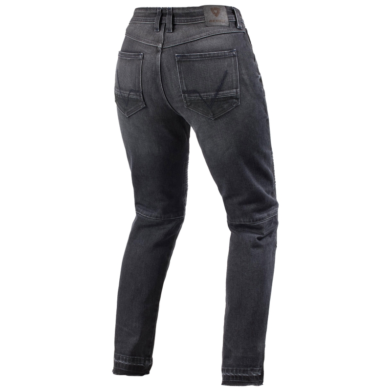 Revit Moto 2 Slim Damen Motorradjeans Dunkelgrau
