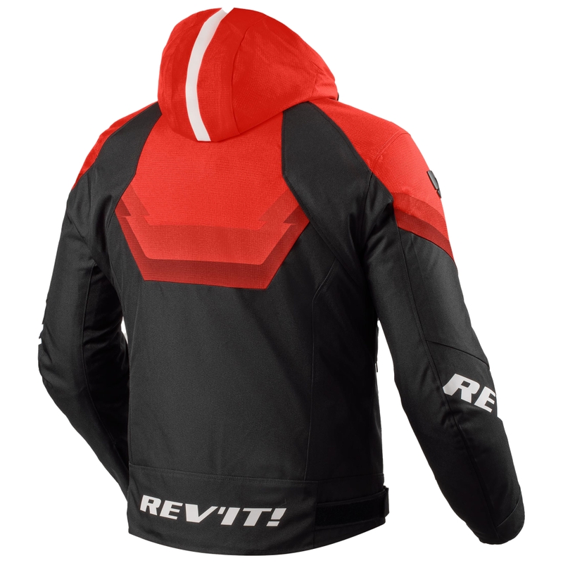 Revit Quantum 3 H2O Motorradjacke schwarz-rot