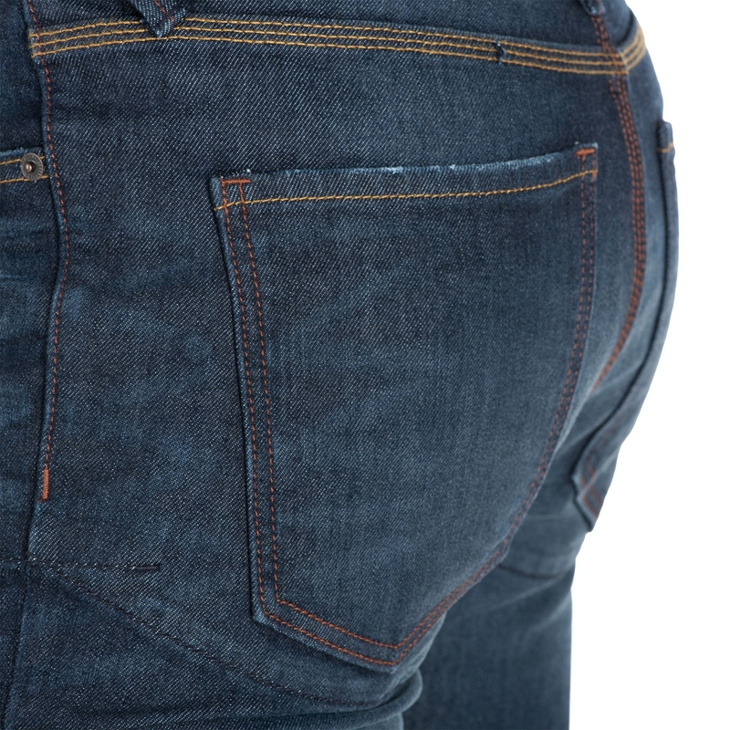 Oxford Original Approved AAA Straight Jeans Motorradjeans, verwaschenes Blau