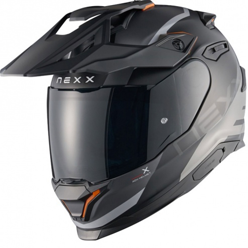 Enduro Motorradhelm NEXX Y.TRAVL Quest matt schwarz-grau Ausverkauf