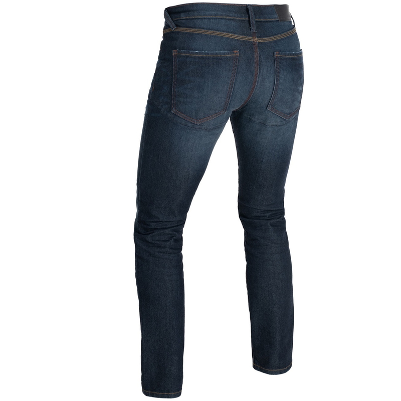 Oxford Original Approved AAA Straight Jeans Motorradjeans, verwaschenes Blau
