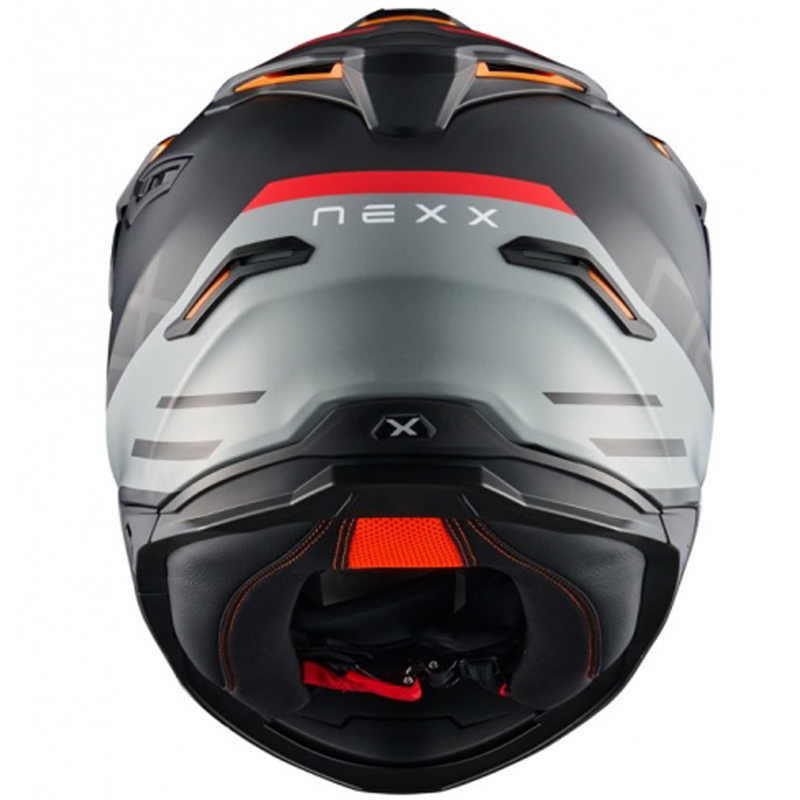 Enduro Motorradhelm NEXX Y.TRAVL Quest matt schwarz-rot