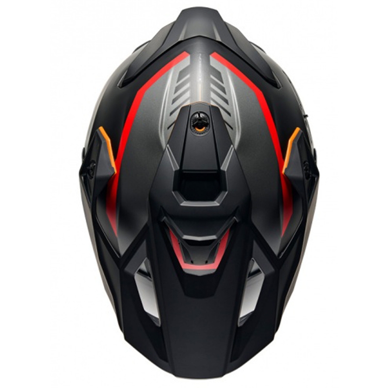 Enduro Motorradhelm NEXX Y.TRAVL Quest matt schwarz-rot