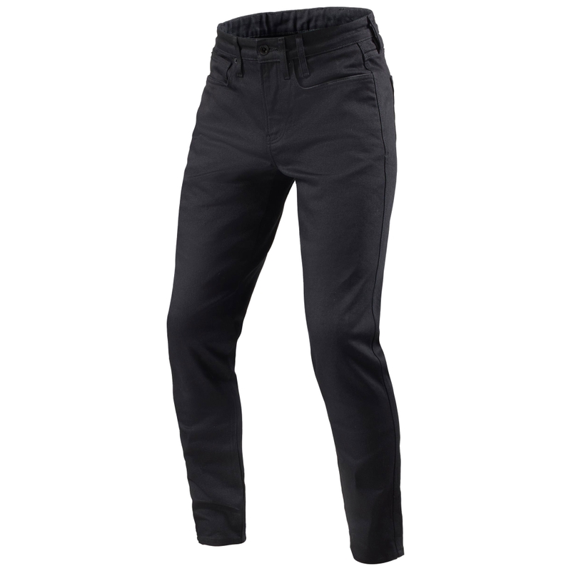Revit Kai Skinny Long Motorradjeans Schwarz