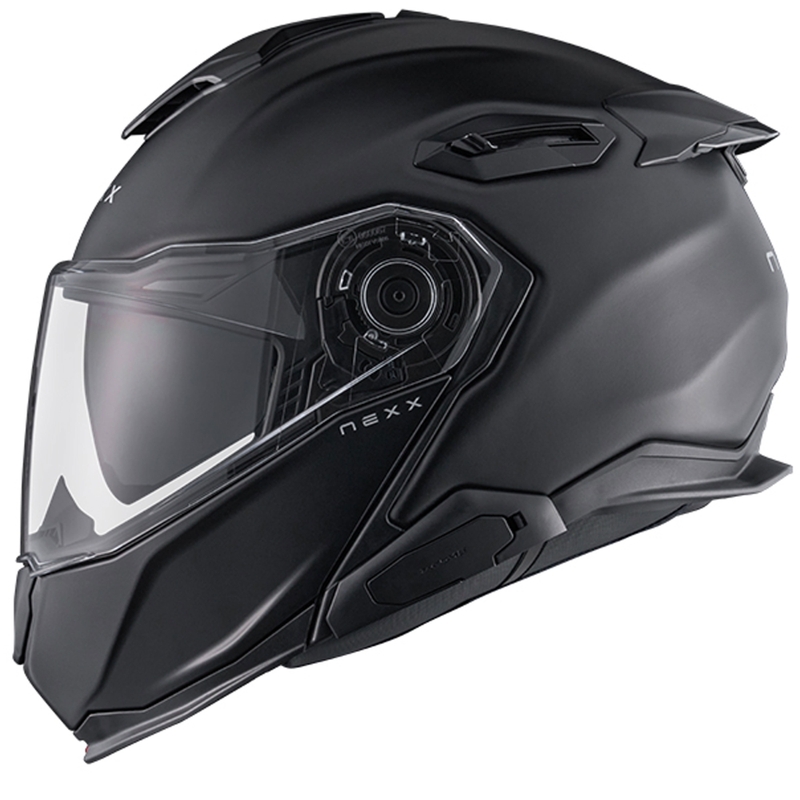 Klapphelm für Motorrad Nexx X.Lifetour Plain mattschwarz