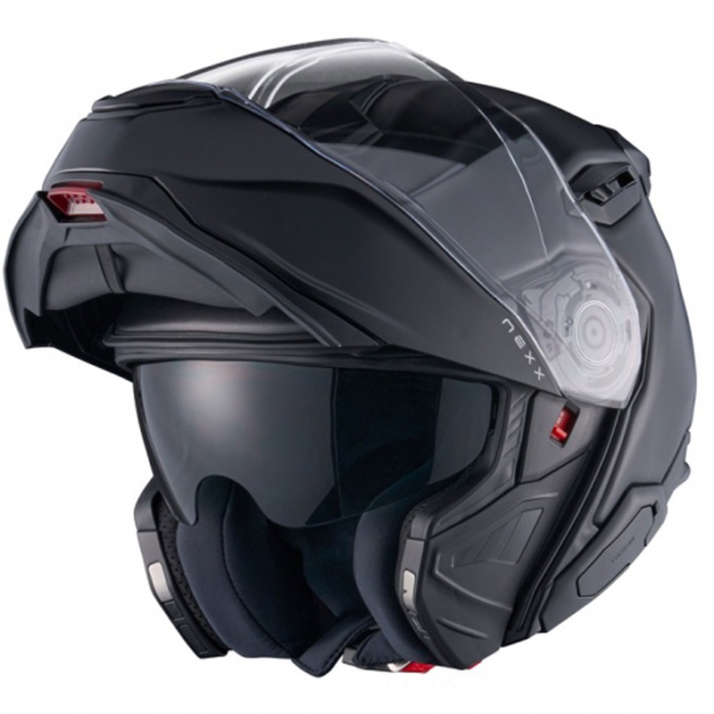 Klapphelm für Motorrad Nexx X.Lifetour Plain mattschwarz
