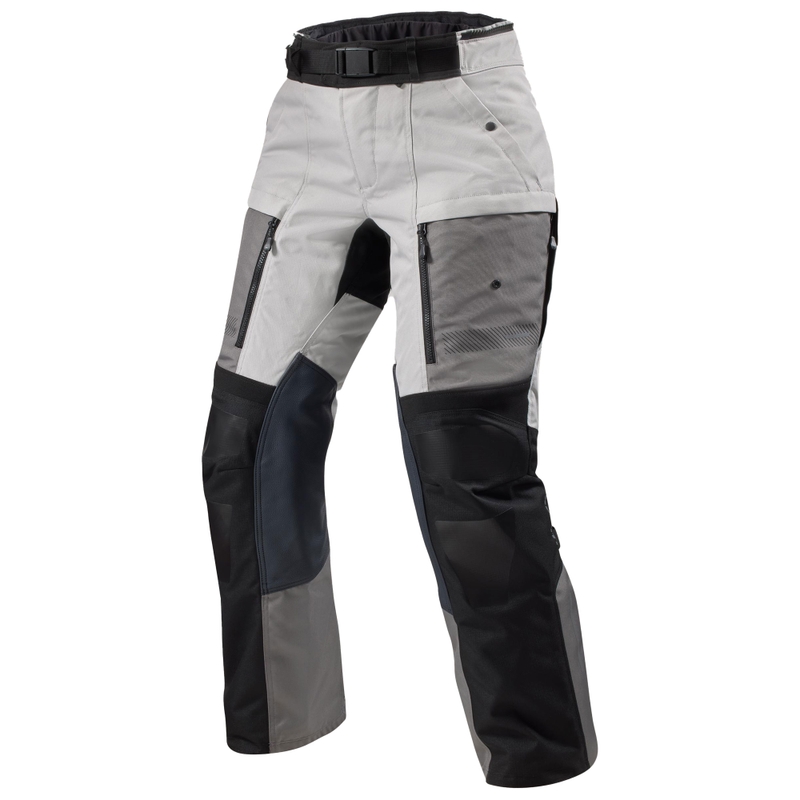 Revit Sand 5 H2O Damen verlängerte Motorradhose silber-schwarz