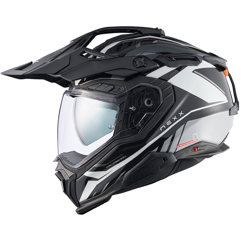 Enduro-Motorradhelm Nexx X.WED3 Gobi weiß-grau Ausverkauf
