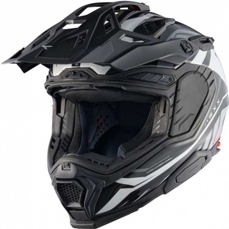 Enduro-Motorradhelm Nexx X.WED3 Gobi weiß-grau Ausverkauf