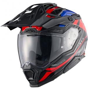 Enduro Motorradhelm Nexx X.WED3 Gobi blau-rot