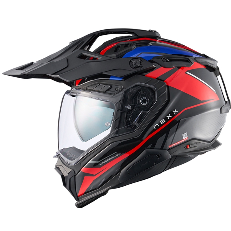 Enduro Motorradhelm Nexx X.WED3 Gobi blau-rot