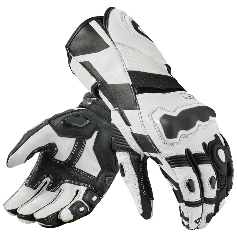 Revit Jerez 4 Motorradhandschuhe weiß-schwarz